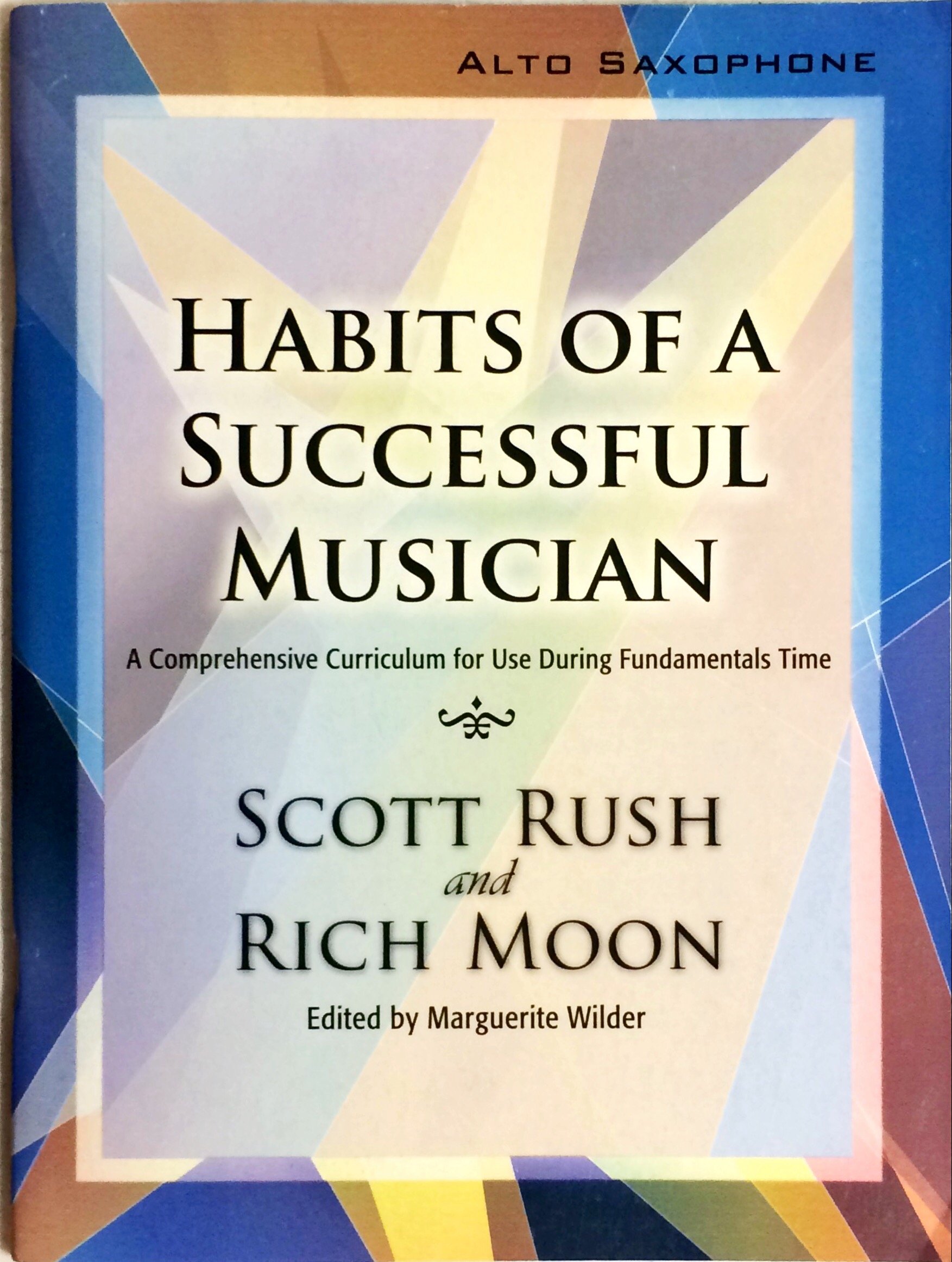 Habits of a Successful Musician book cover for alto saxophone
